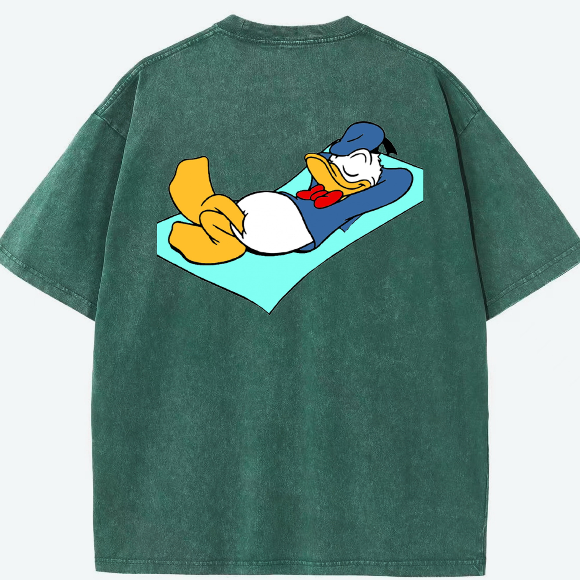 （画像用） ミッキーマウス Mickey Mouse 綿100% ヴィンテージ風 半袖Tシャツ（背面プリント）
